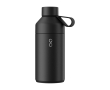 Dubbelwandige fles van gerecycled roestvrij staal 750ml Ocean Bottle kleur zwart