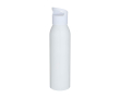 Enkelwandige RVS drinkfles van gerecycled staal 650 ml kleur wit