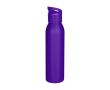 Enkelwandige RVS drinkfles van gerecycled staal 650 ml kleur paars