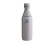 Drinkfles van gerecycled RVS met dubbele opening 350 ml - Stanley kleur grijs