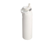 Geïsoleerde RVS drinkfles met inklapbaar rietje 1,06 L - Stanley kleur wit/blauw