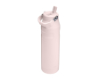 Geïsoleerde RVS drinkfles met inklapbaar rietje 1,06 L - Stanley kleur lichtroze
