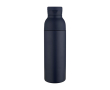 3-delige dubbelwandige fles van gerecycled roestvrij staal 650 ml kleur marineblauw
