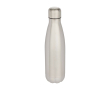 Waterfles van gerecycled roestvrij staal met dop 750ml kleur lichtgrijs