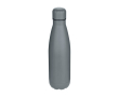 Waterfles van gerecycled roestvrij staal met dop 750ml kleur taupe grijs