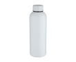 Fles van gerecycled roestvrij staal met matte afwerking 750ml kleur wit
