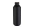 Fles van gerecycled roestvrij staal met matte afwerking 750ml kleur zwart