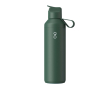 Fles van gerecycled roestvrij staal met rietje 710ml Ocean Bottle kleur donkergroen