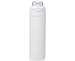 Enkelwandige fles met opklapbaar rietje en matte afwerking 800ml kleur wit