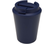 Dubbelwandige thermobeker met lekvrije schroefdeksel 300ml kleur marineblauw