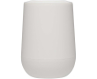 Dubbelwandige beker met schuifdeksel en luchtisolatie 360ml kleur wit