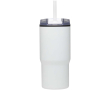 Dubbelwandige thermobeker met lekvrije deksel 540ml kleur wit