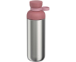 Waterfles van gerecycled roestvrij staal met dubbele opening 700ml Mepal kleur roze