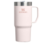 Thermische mok met morsbestendig deksel en dubbele wand 473ml Stanley kleur lichtroze