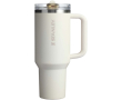 Stanley thermobeker 1,18 L met lekvrije inklapbare rietje kleur beige