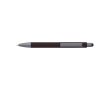 Pen met matte afwerking en details in grafietkleur, blauwe inkt kleur bruin