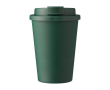 Plastic beker met schroefdeksel en drinkopening 350ml kleur groen