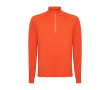 Sweatshirt van gerecycled poly 200 g/m² Roly Direct Estambul kleur donker oranje