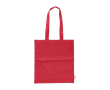 100% gerecyclede katoenen tas in verschillende kleuren, 120 g/m² kleur rood