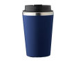Thermosbeker van roestvrij staal met zwarte deksel, 350 ml kleur blauw
