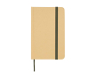 Notitieboek met harde kaft van gerecycled papier met lint A6 pagina’s kleur donkergroen