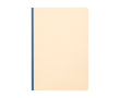 Notitieboek zachte kaft van suikerriet en RPET A5, gelijnde pagina’s kleur marineblauw