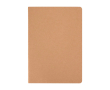 Notitieboek met kraftkartonnen kaft en genaaide rug, dotted pagina’s kleur naturel