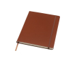 Hoogwaardig notitieboek bedrukken met logo A4 JournalBooks kleur bruin