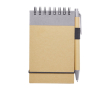 Gerecycled notitieblok met ringen, A7, gelinieerde pagina's kleur lila