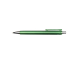 Balpen van gerecycled plastic met zwarte semi-gel inkt 0,7 mm kleur groen