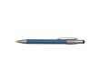 Balpen met touchscreenpunt en draaibare spinner, blauwe inkt kleur marineblauw