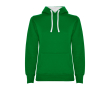 Slim fit dames sweater van katoen 280 g/m² Roly Direct Urban kleur groen