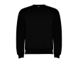 Trui van katoen en polyester 280 g/m² Roly Direct Clasica kleur zwart