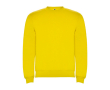 Trui van katoen en polyester 280 g/m² Roly Direct Clasica kleur geel