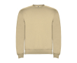 Trui van katoen en polyester 280 g/m² Roly Direct Clasica kleur zand