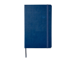 Moleskine gelijnd notitieboek met elastische sluiting kleur blauw