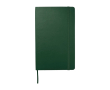 Moleskine gelijnd notitieboek met elastische sluiting kleur groen