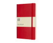 Moleskine Classic gelijnd notitieboek met zachte kaft kleur donkerrood