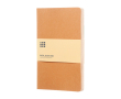 Moleskine Cahier gelijnde schrift met kartonnen kaft en binnenvak kleur bruin