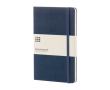 Moleskine Classic notitieboek met contactpagina in geval van verlies kleur blauw