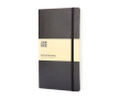 Moleskine Classic geruit notitieboek met flexibele kaft kleur zwart
