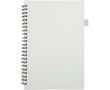 A5-notitieboek met harde kaft van synthetisch leer, spiraalbinding en gelinieerde pagina's JournalBooks kleur wit