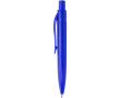 Mini balpen van RCS-gecertificeerd gerecycled plastic met blauwe inkt kleur koningsblauw