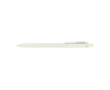 Plastic pen met rechthoekige behuizing Moleskine, zwarte inkt kleur wit