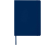 A4-notitieboek met harde kaft, elastische sluiting en kunstleer, gelinieerde pagina's kleur marineblauw