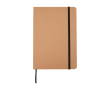 Notitieboek met harde kaft en steenpapier A5 gelinieerde pagina’s kleur beige