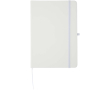 Set met A5-notitieboek met harde kaft en pen met blauwe inkt kleur wit