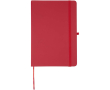 Set met A5-notitieboek met harde kaft en pen met blauwe inkt kleur rood