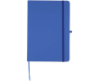 Set met A5-notitieboek met harde kaft en pen met blauwe inkt kleur koningsblauw