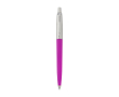 Stijlvolle gerecyclede balpen met blauwe inkt Parker Jotter kleur fuchsia
